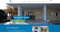 Desktop Screenshot of hotelachillion.gr