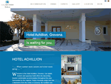 Tablet Screenshot of hotelachillion.gr